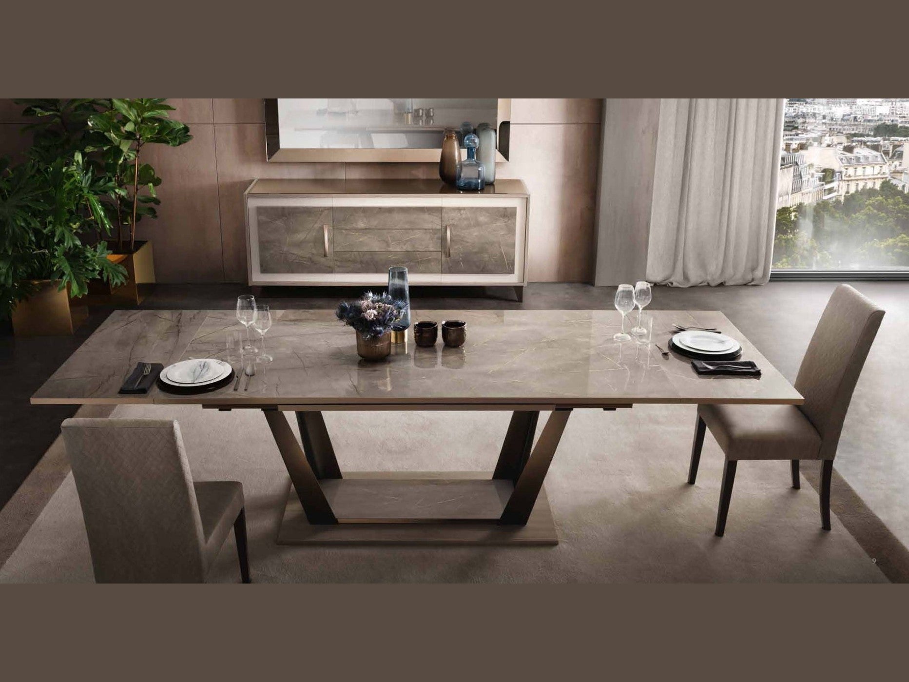ArredoAmbra - Dining Chair By Arredoclassic - Light Brown