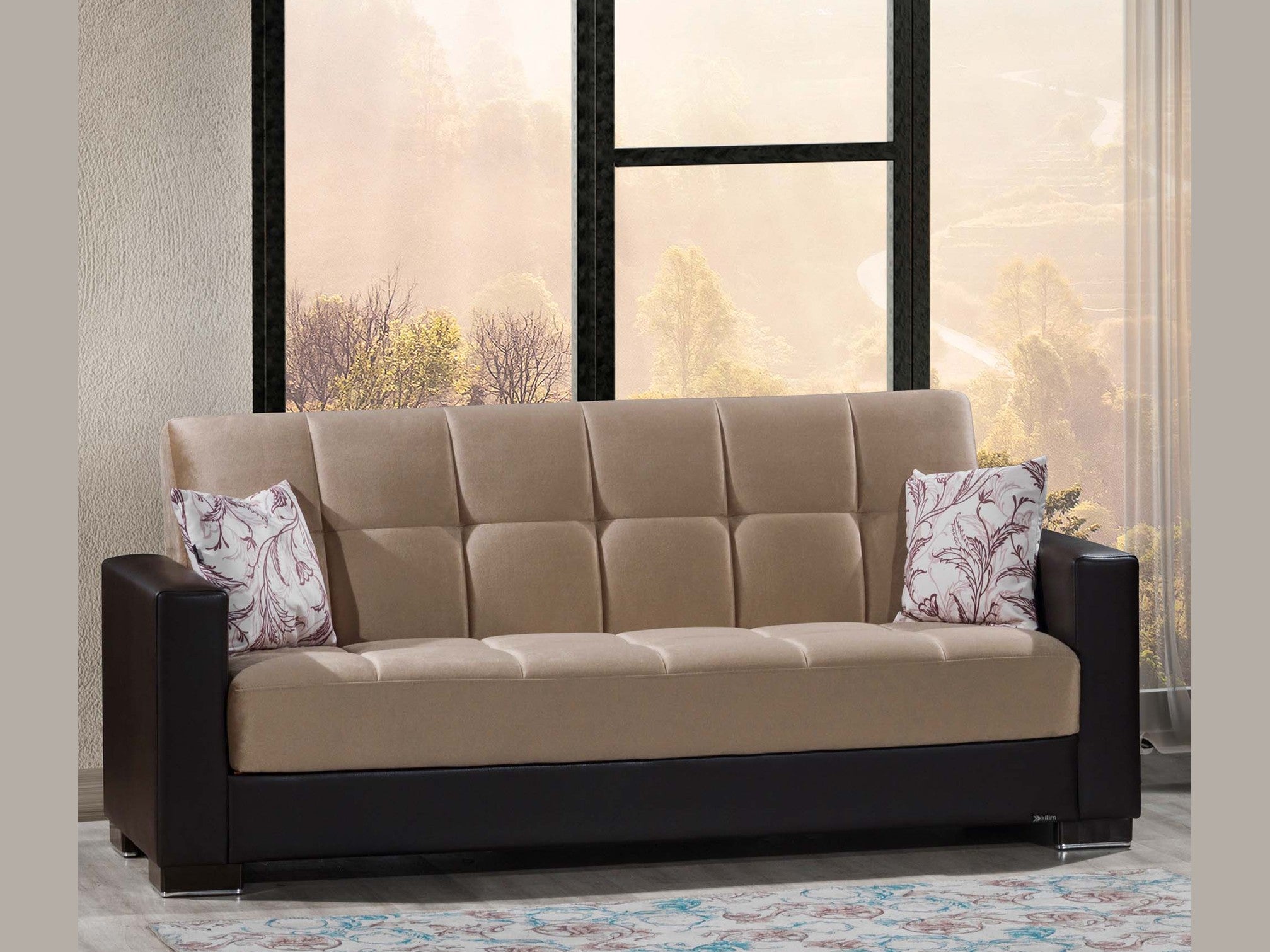 Ottomanson Armada - Upholstered Convertible Sofabed With Storage - Chenille