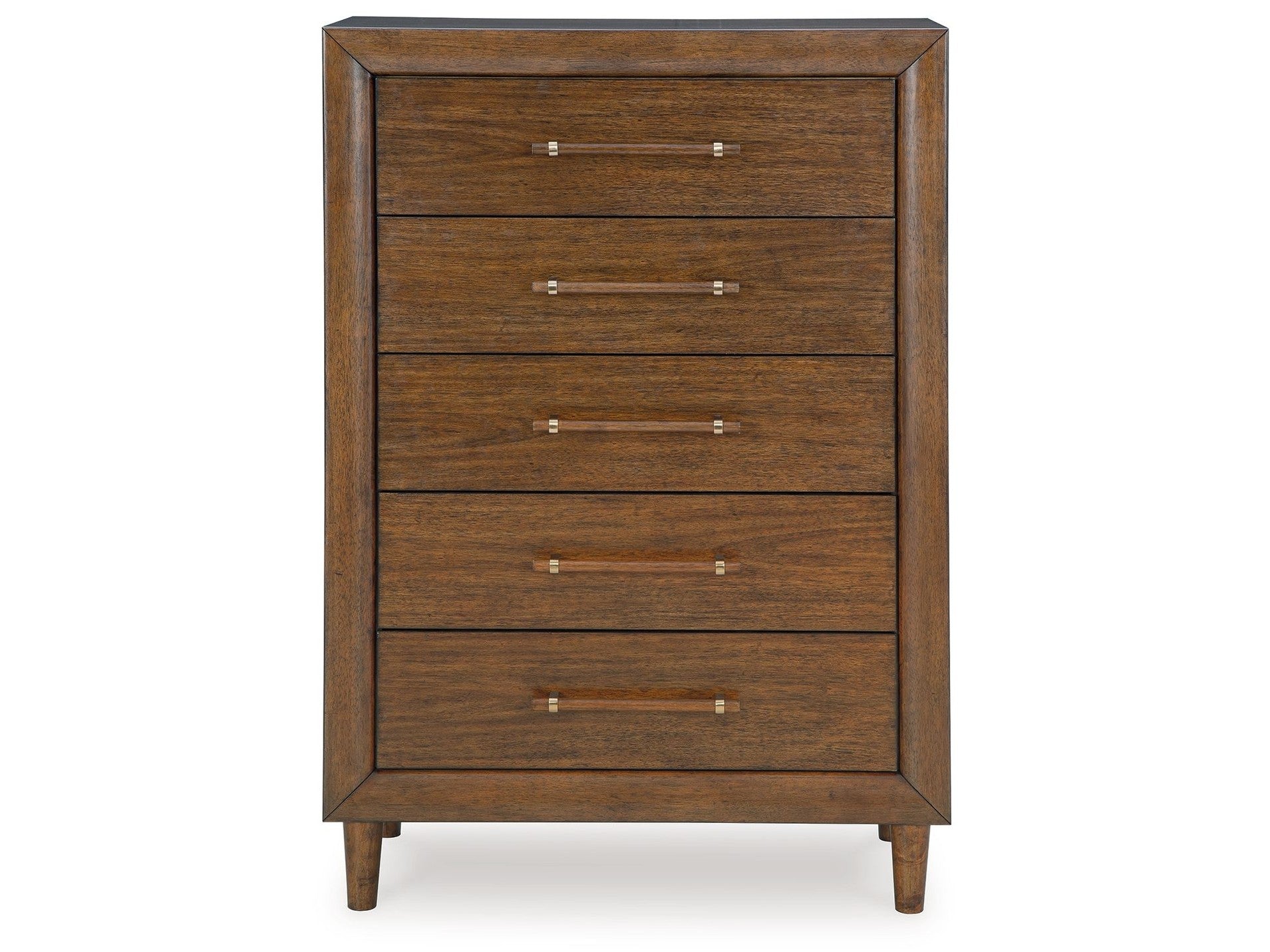 Lyncott - Five Drawer Chest - Brown
