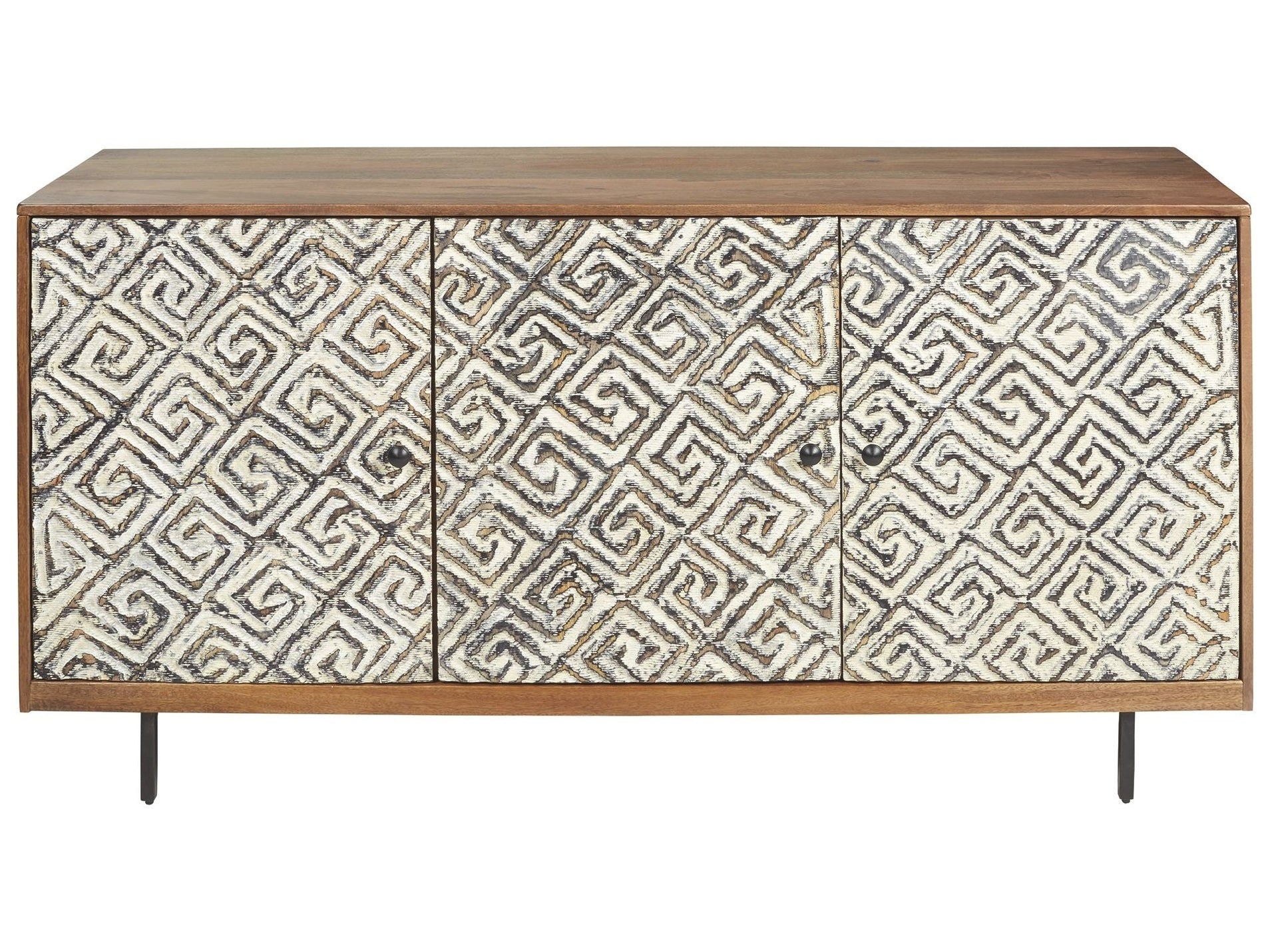 Kerrings - Accent Cabinet - Brown / Black / White