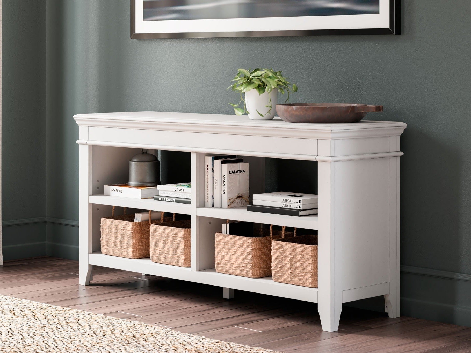 Kanwyn - Credenza - Whitewash