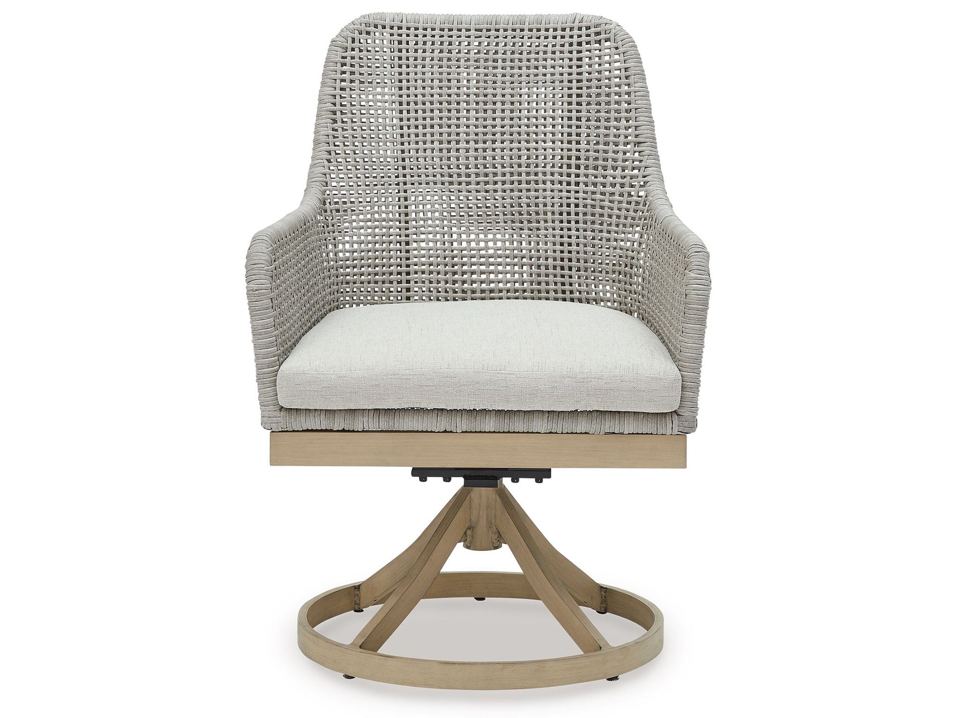 Seton Creek - Swivel Chair With Cushion (Set of 2) - Gray