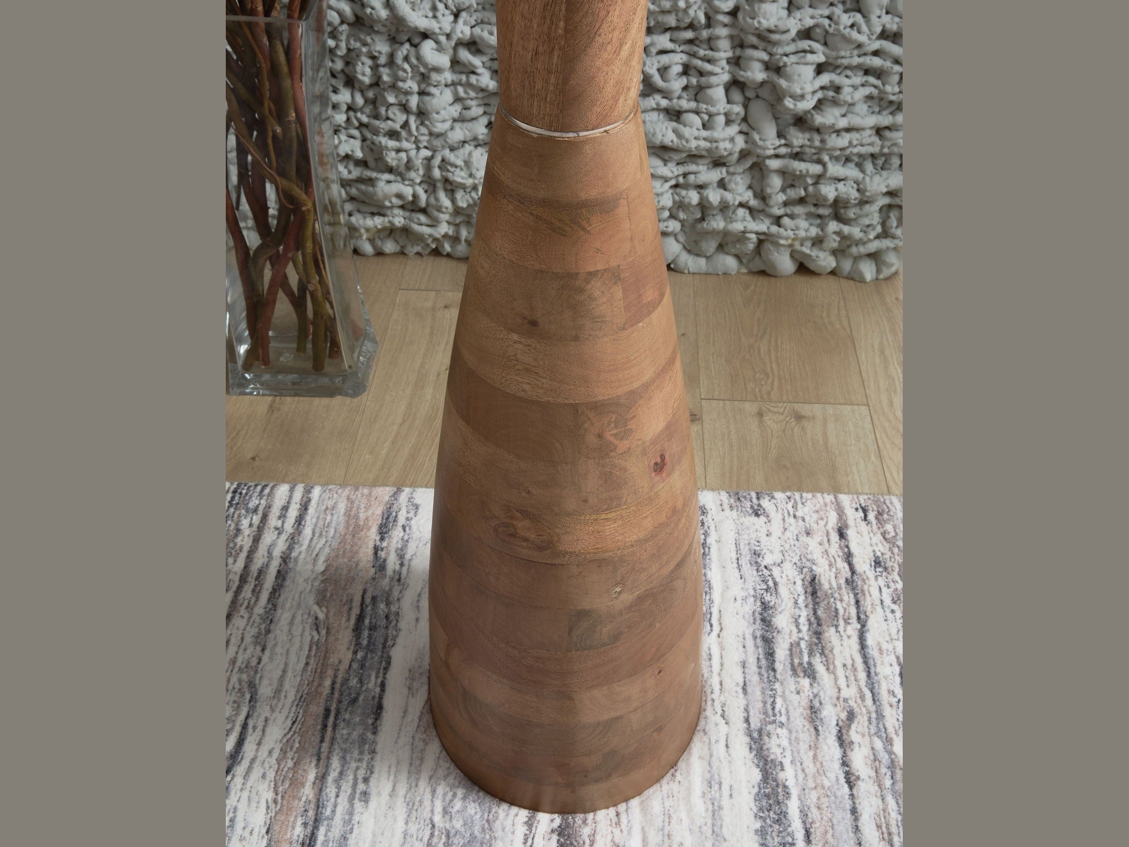 Ailsa - Wood Floor Lamp - Natural Brown