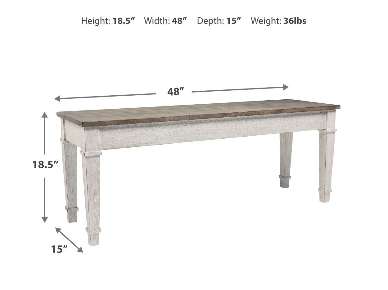 Skempton - Storage Bench - White