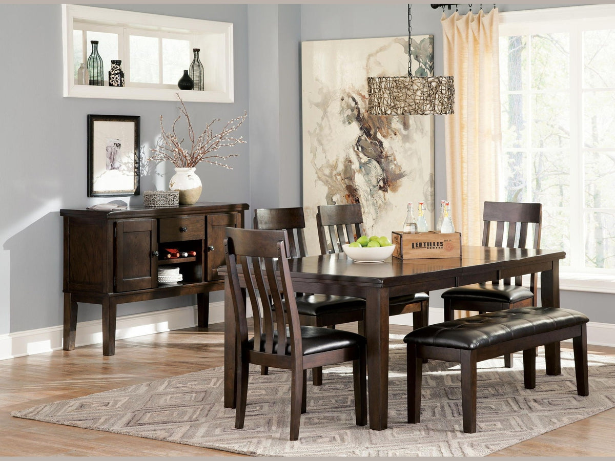 Haddigan - Dining UPH Side Chair (Set of 2) - Dark Brown