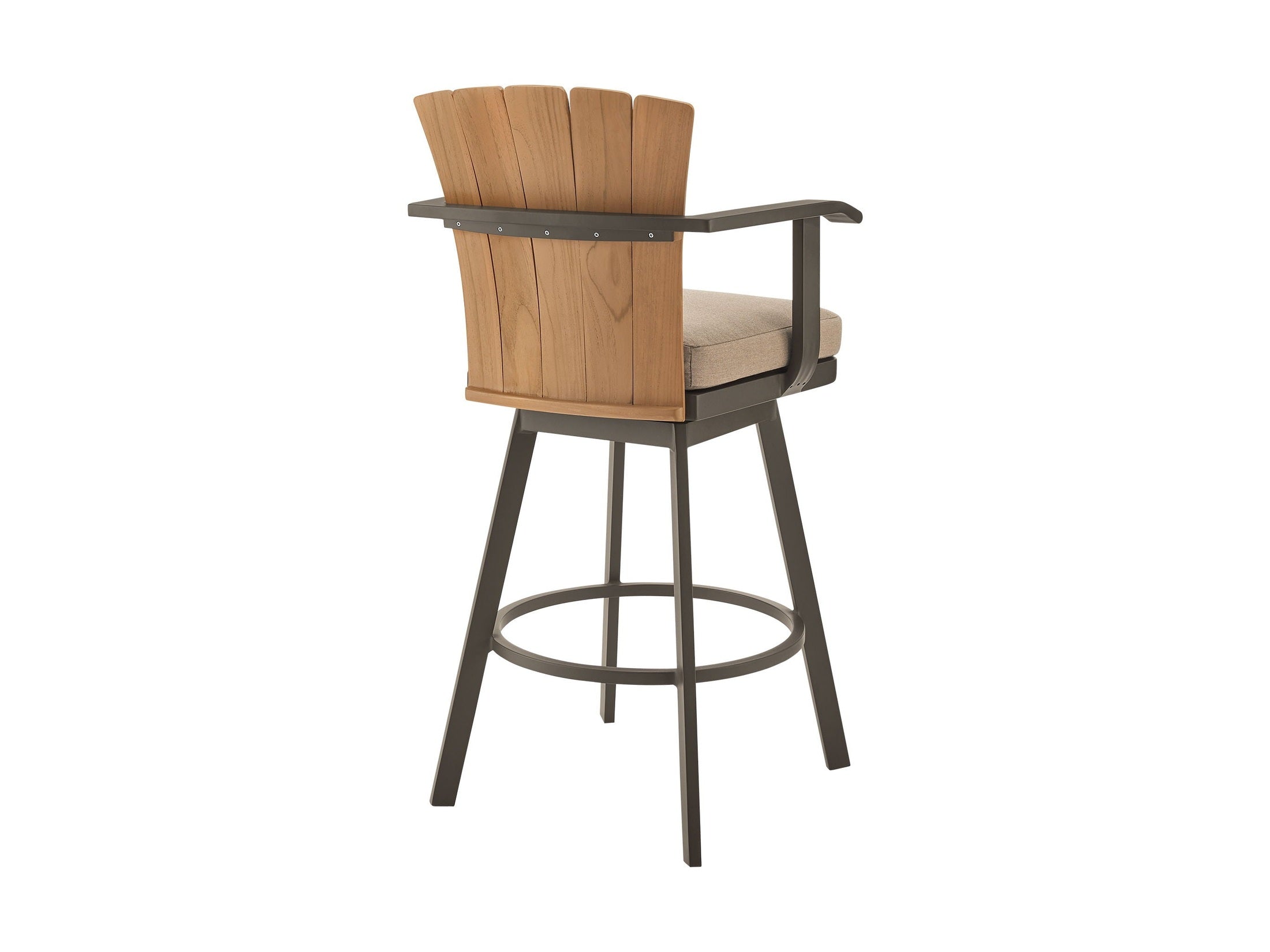 Hazel - Outdoor Patio Swivel Bar Stool
