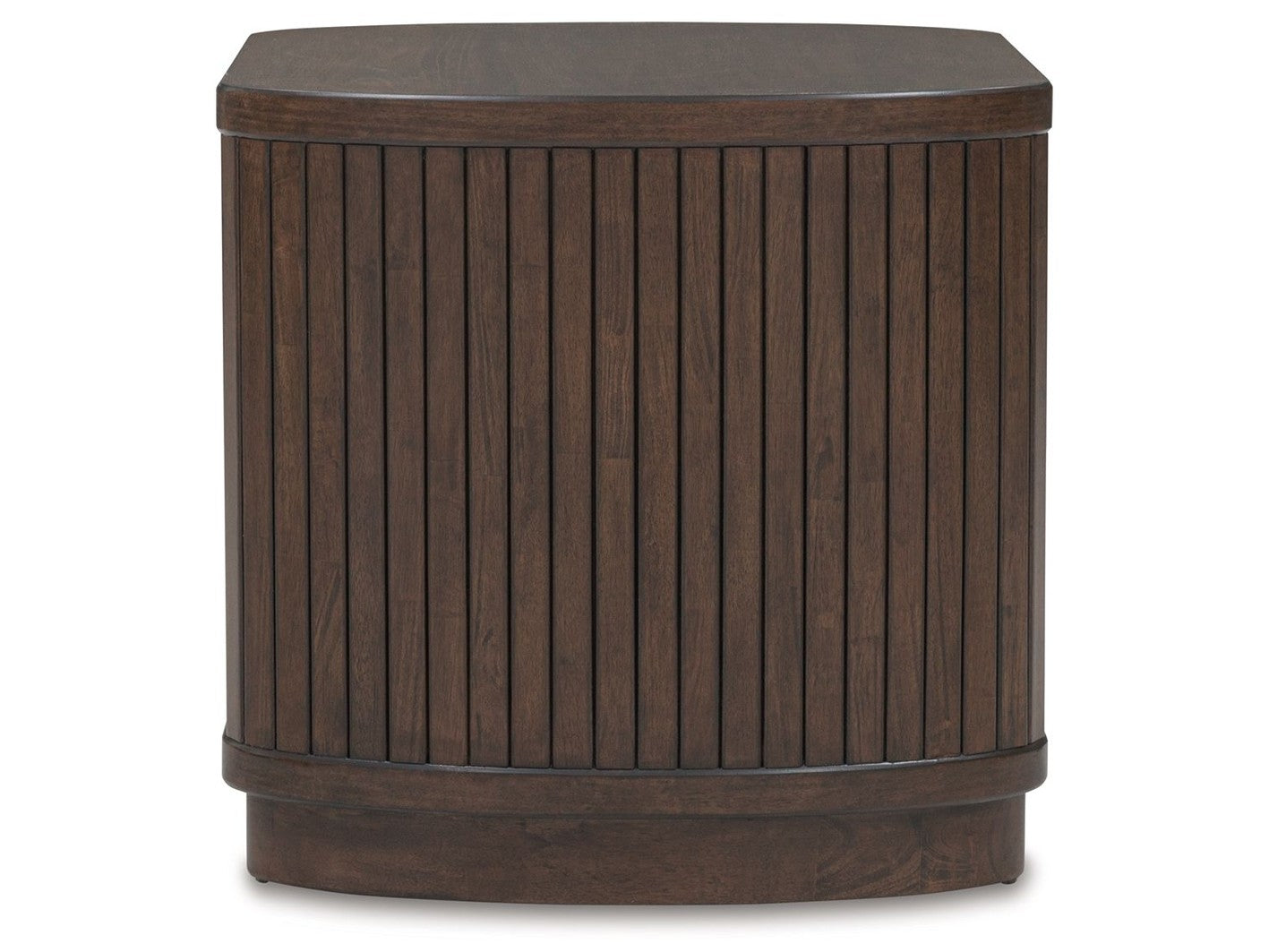 Korestone - Square End Table - Dark Brown