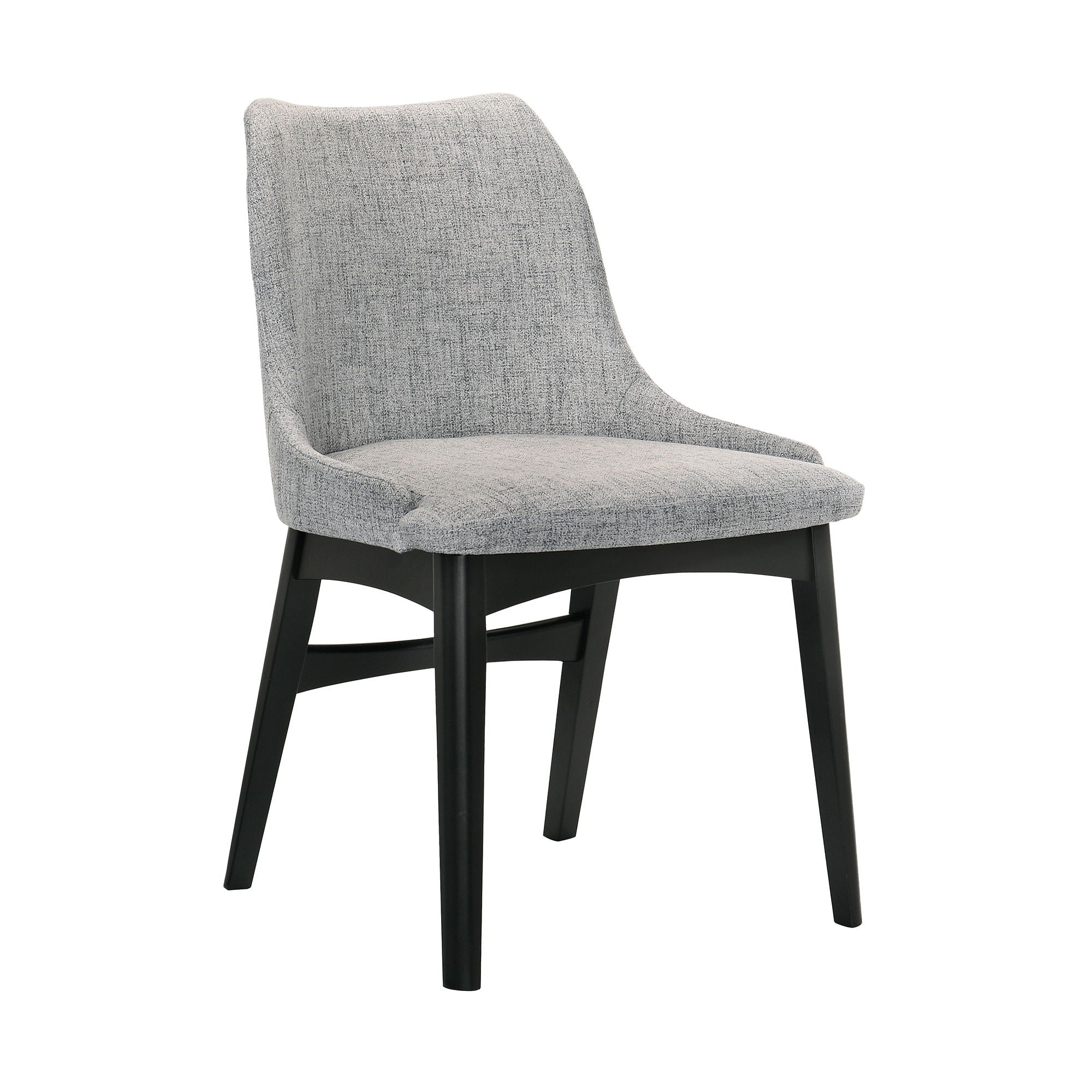 Arcadia And Azalea - Round 5 Piece Dining Set - Gray / Black