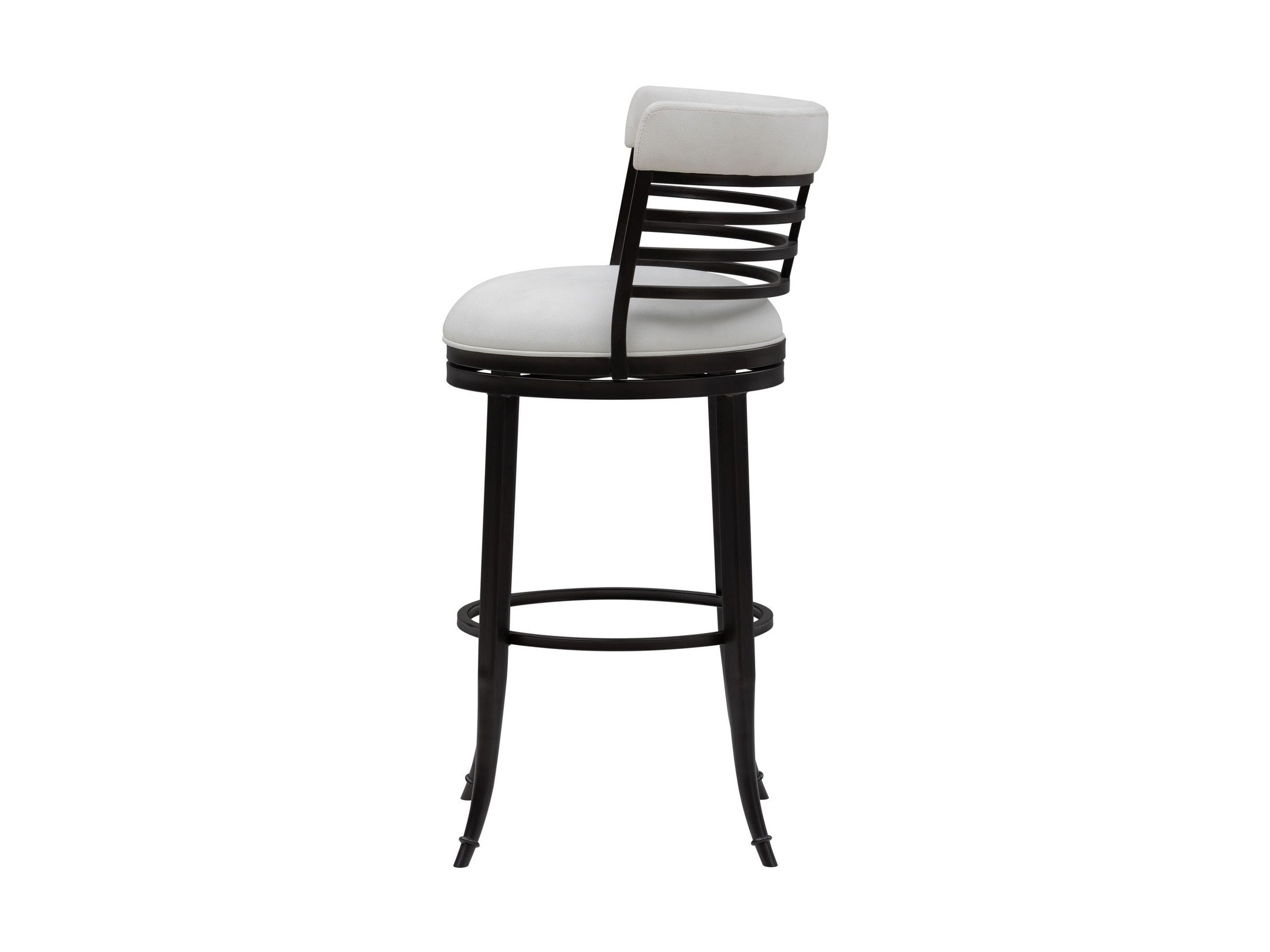 Telia - Upholstered Swivel Bar Height Barstool