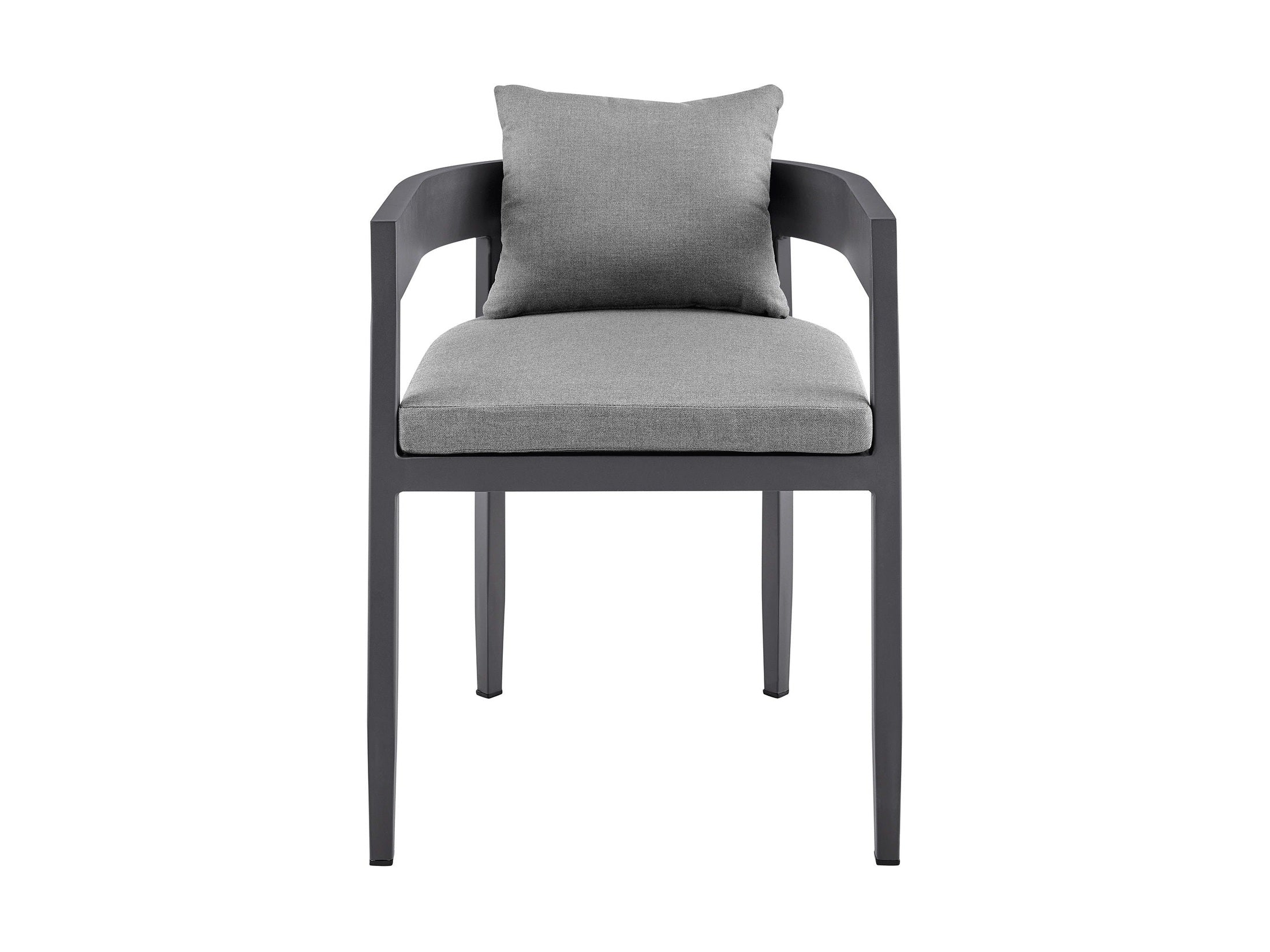 Menorca - Outdoor Patio Dining Chairs (Set of 2) - Gray