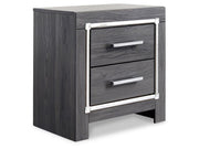 Lodanna - Two Drawer Night Stand - Gray