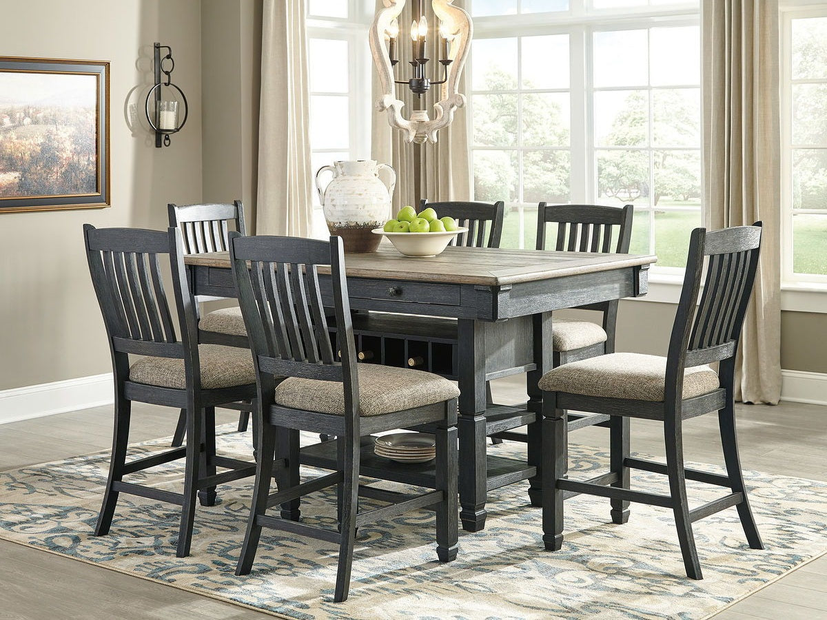 Tyler Creek - Counter Height Table Set