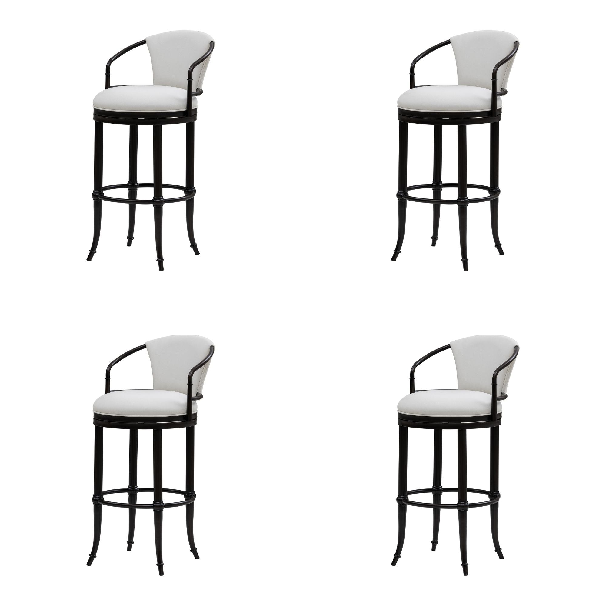 Otis - Upholstered Swivel Bar Height Barstool