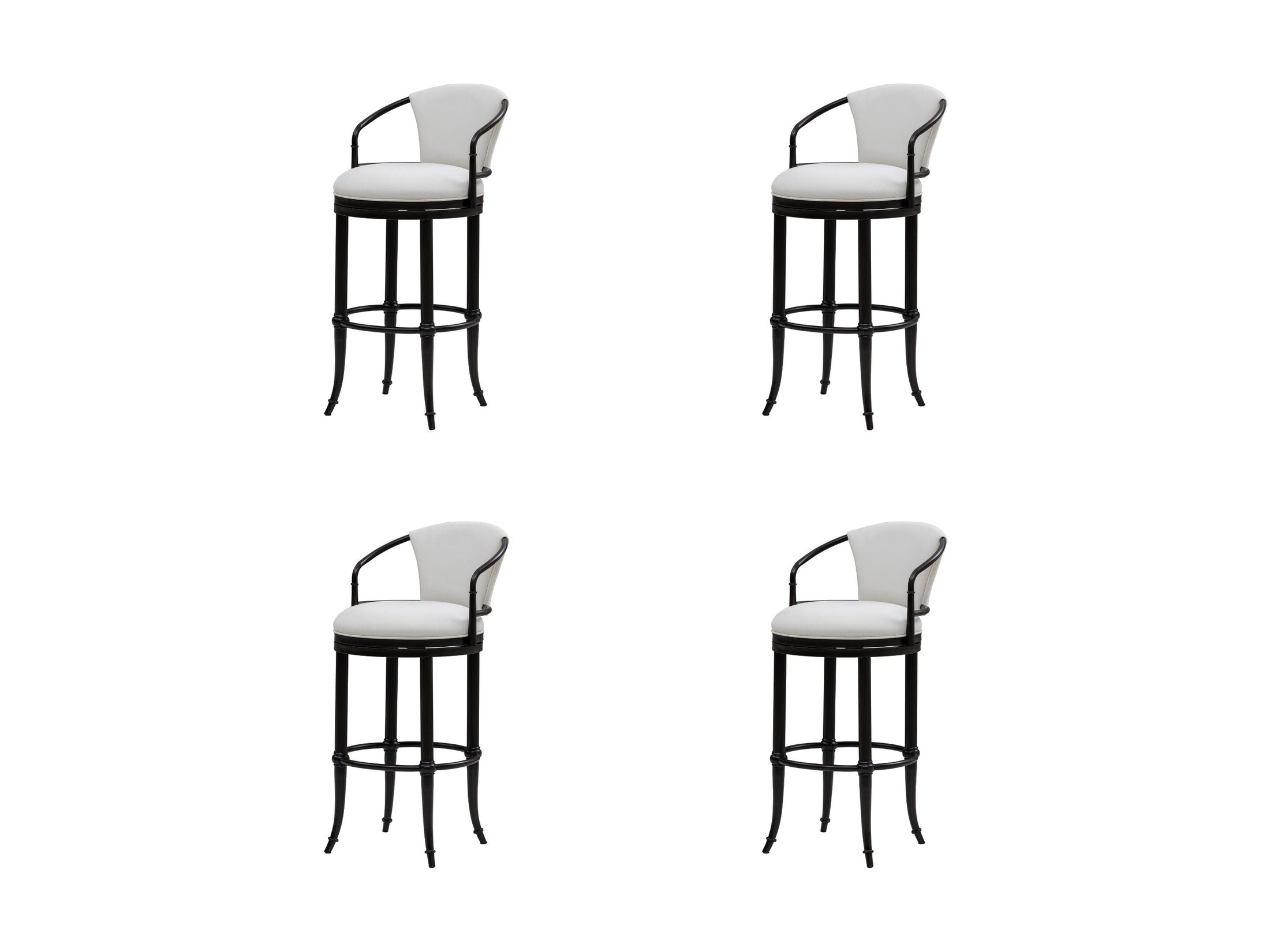 Otis - Upholstered Swivel Bar Height Barstool