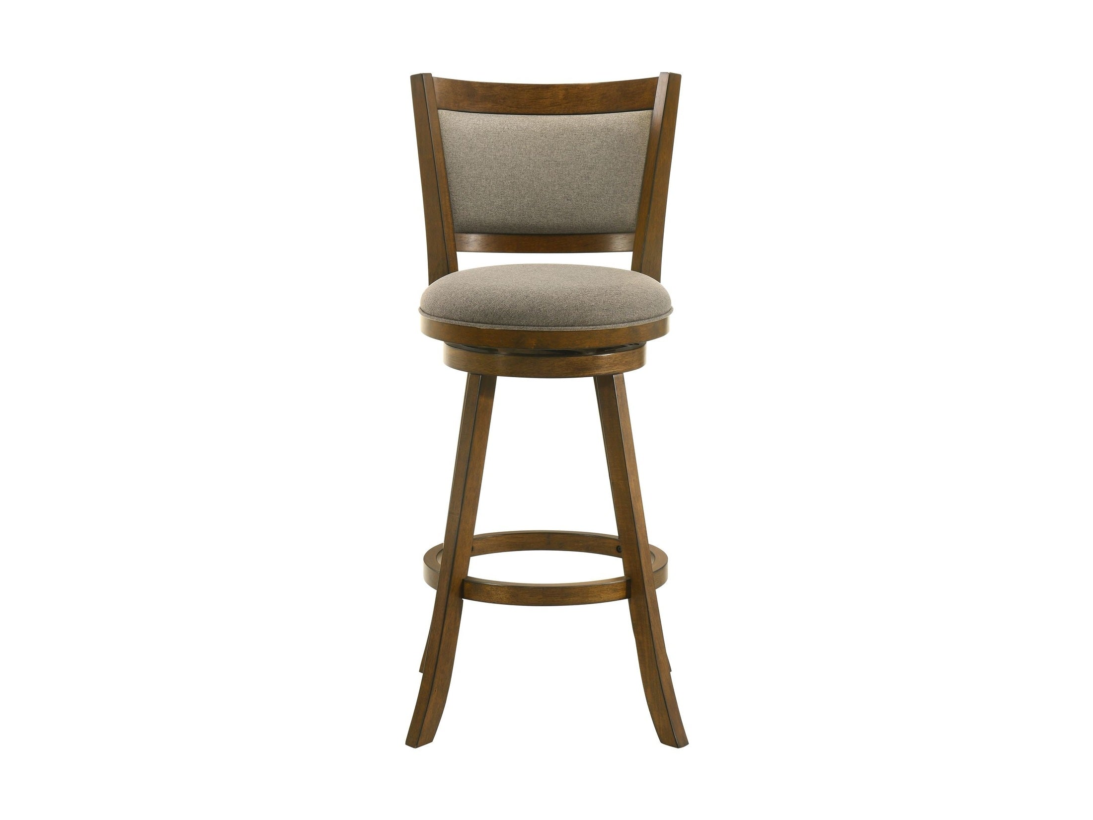 Aiden - Modern Farmhouse Swivel Wood Bar Height Kitchen Bar Stool