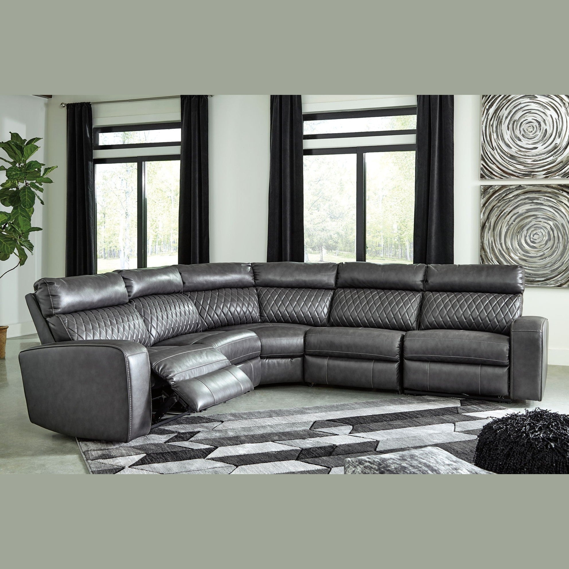 Samperstone - Power Reclining Sectional