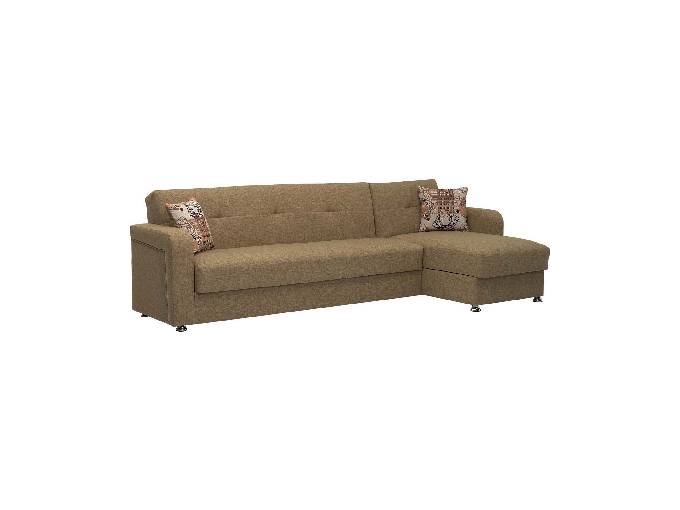 Ottomanson Harmony - Upholstered Convertible Chaise Lounge With Storage