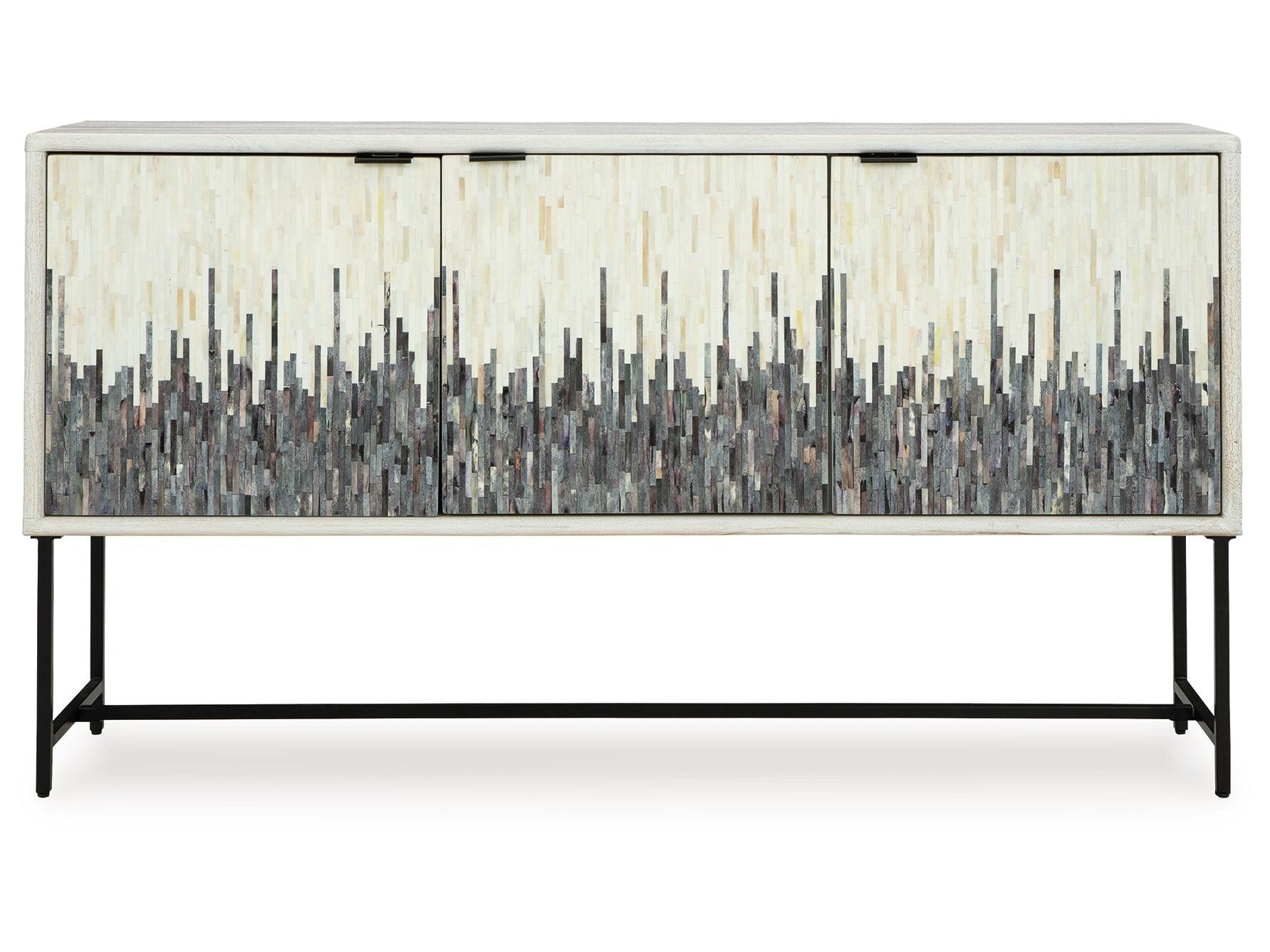 Freyton - Accent Cabinet - White / Gray