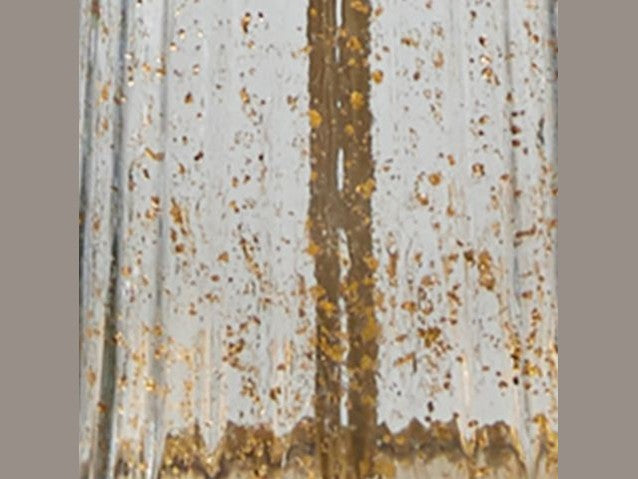 Bakersboro - Glass Table Lamp - Clear / Gold Finish