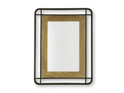 Beelman - Accent Mirror - Black / Brown