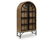 Gwenwich - Accent Cabinet - Natural / Black