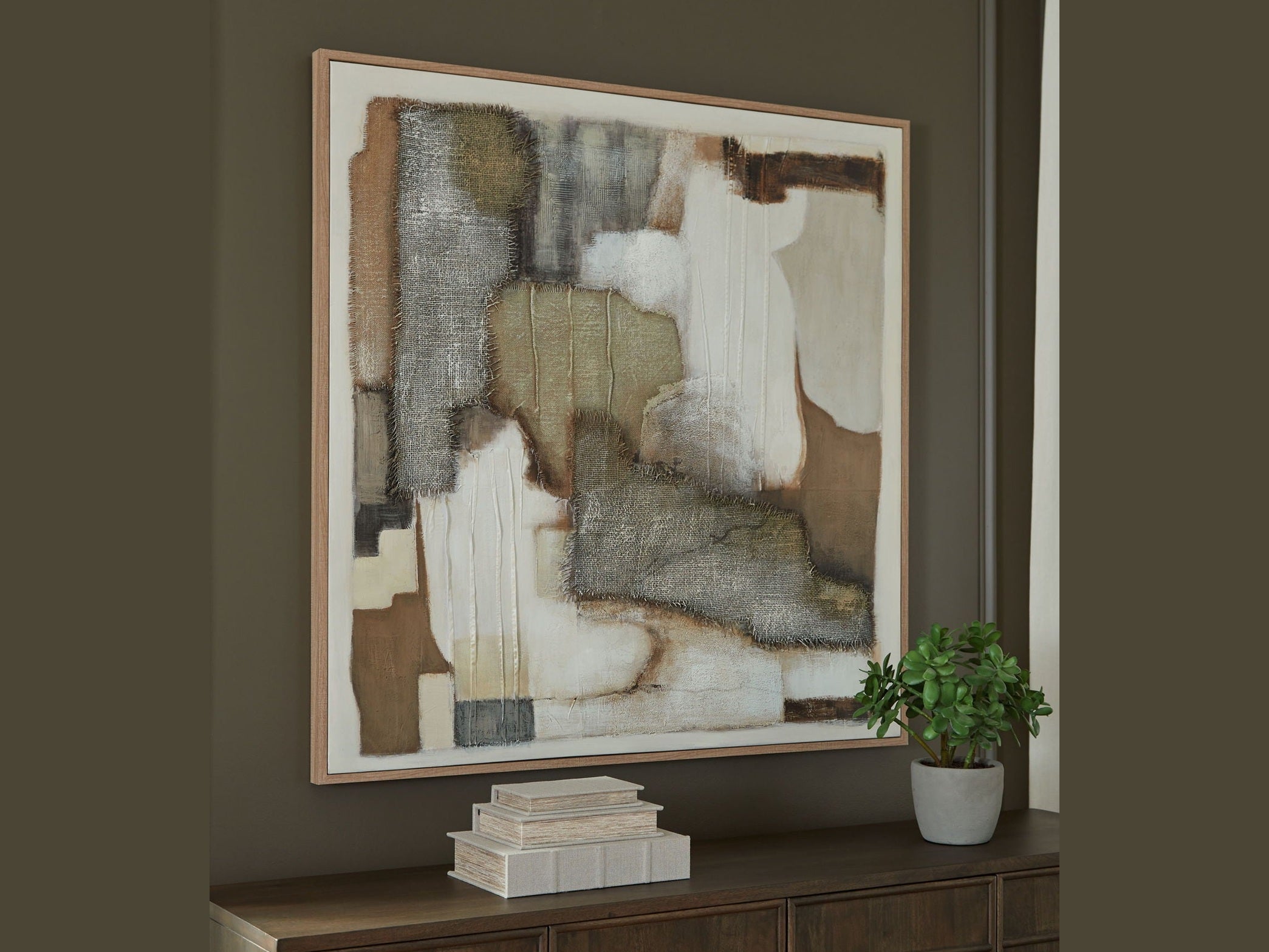 Wylander - Wall Art - Tan / Brown / Gray