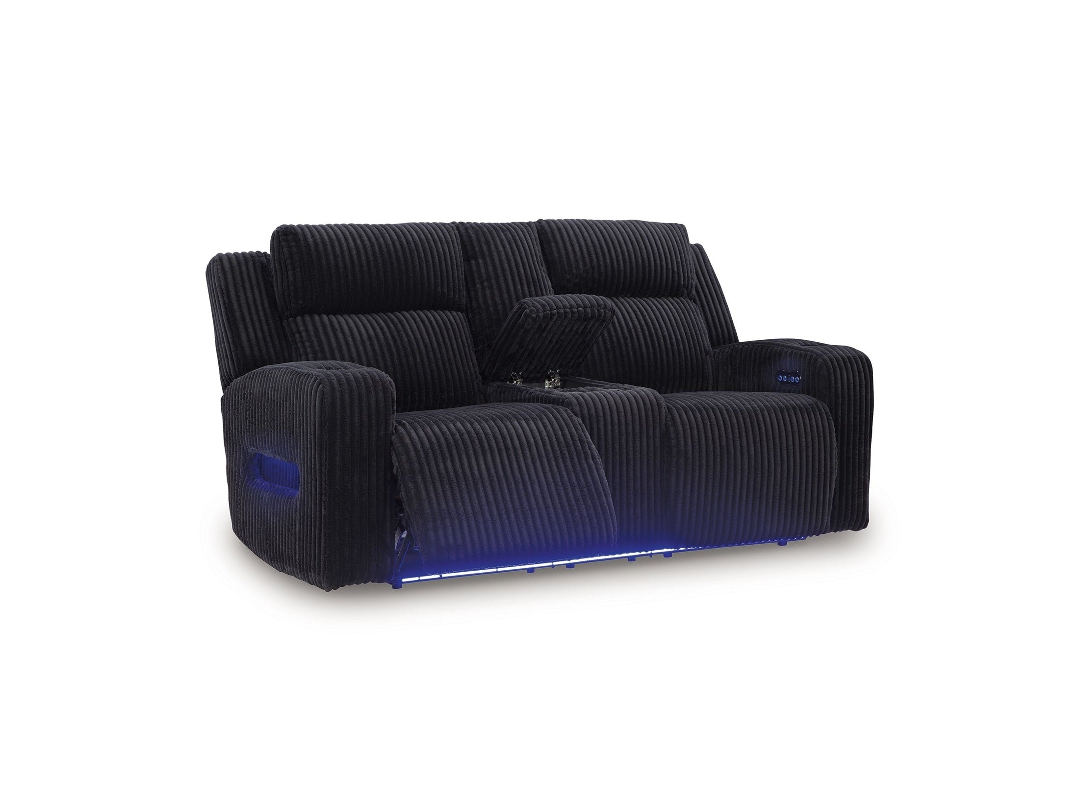 Forest Lake - Power Reclining Loveseat With Console / Adj Headrest