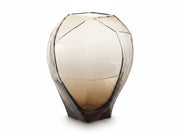 Ewart glass vase with a geometric design on a white background