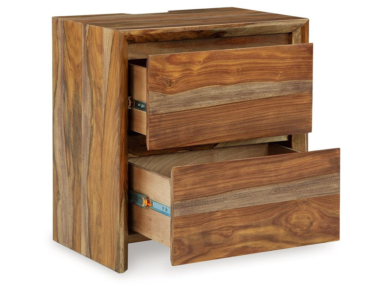 Dressonni - Two Drawer Night Stand - Brown