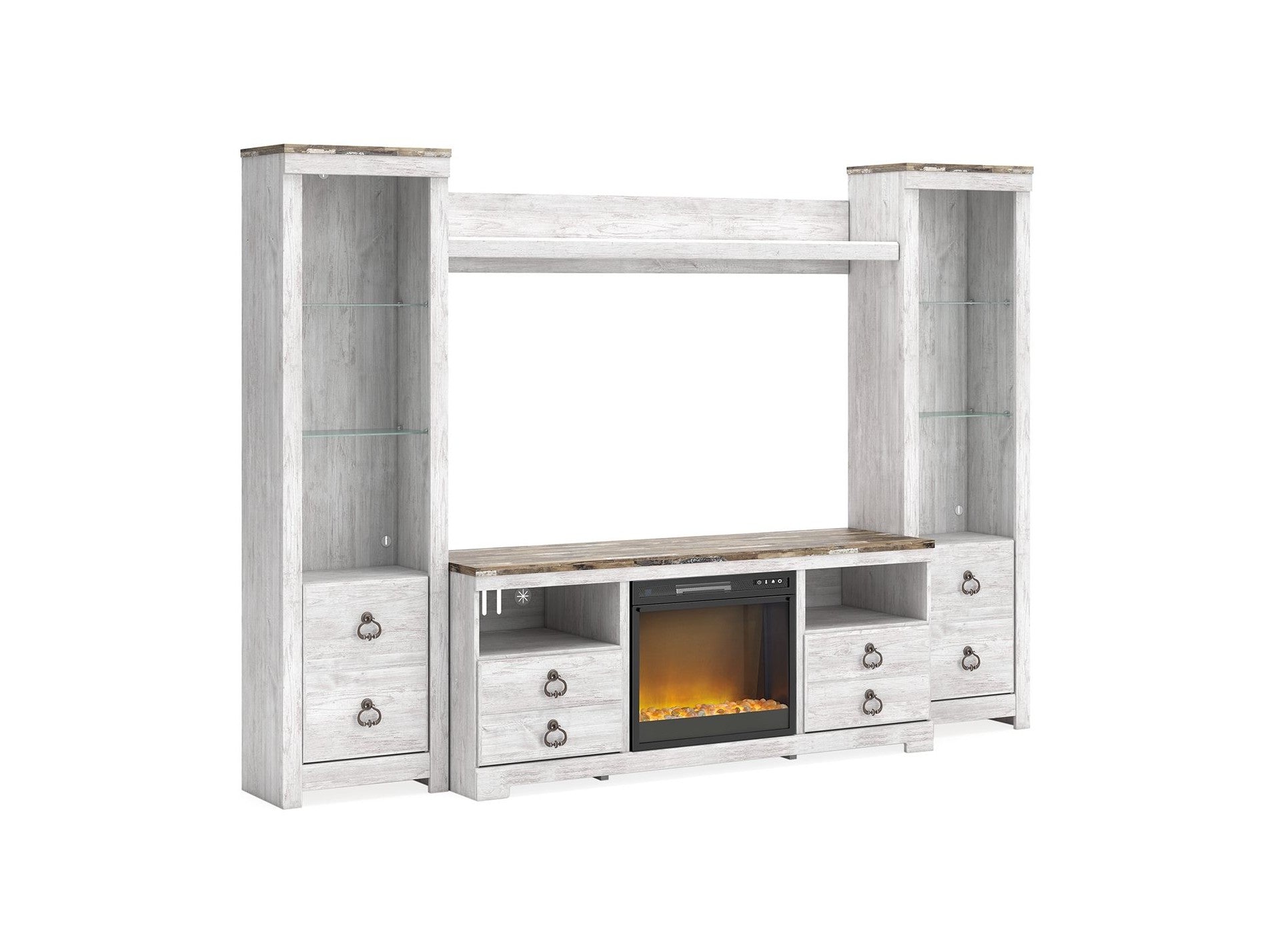 Willowton - Entertainment Center With Fireplace Option