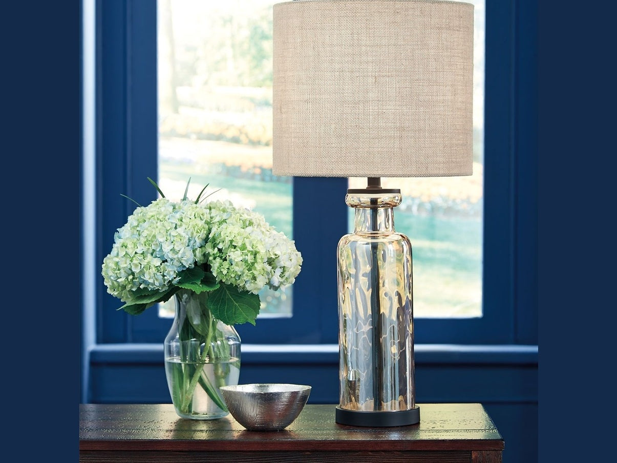 Laurentia - Glass Table Lamp  - Champagne