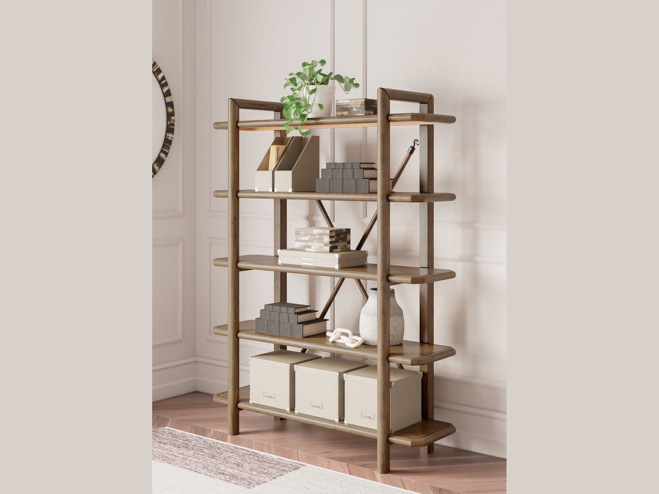 Roanhowe - Bookcase - Brown