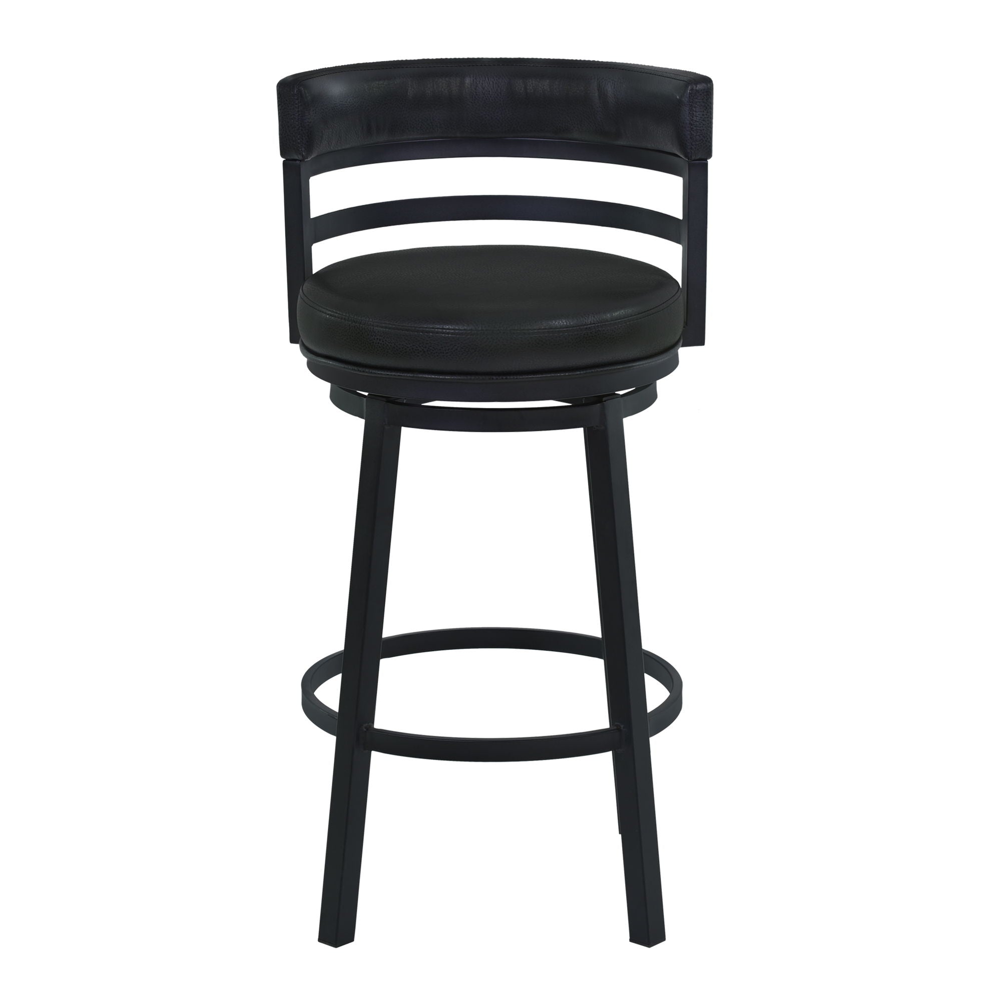 Titana - Swivel Barstool - Black Finish