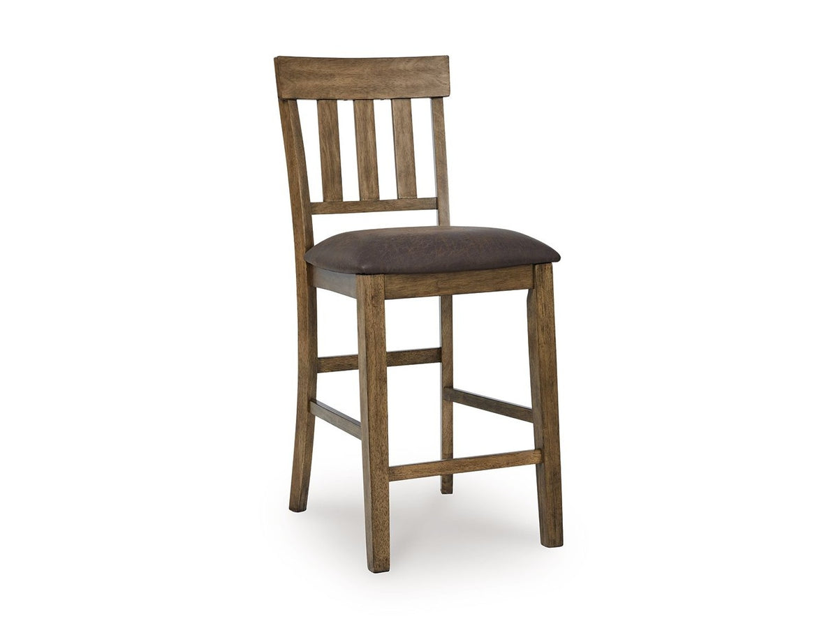 Urbinforte - Upholstered Barstool (Set of 2) - Light Brown