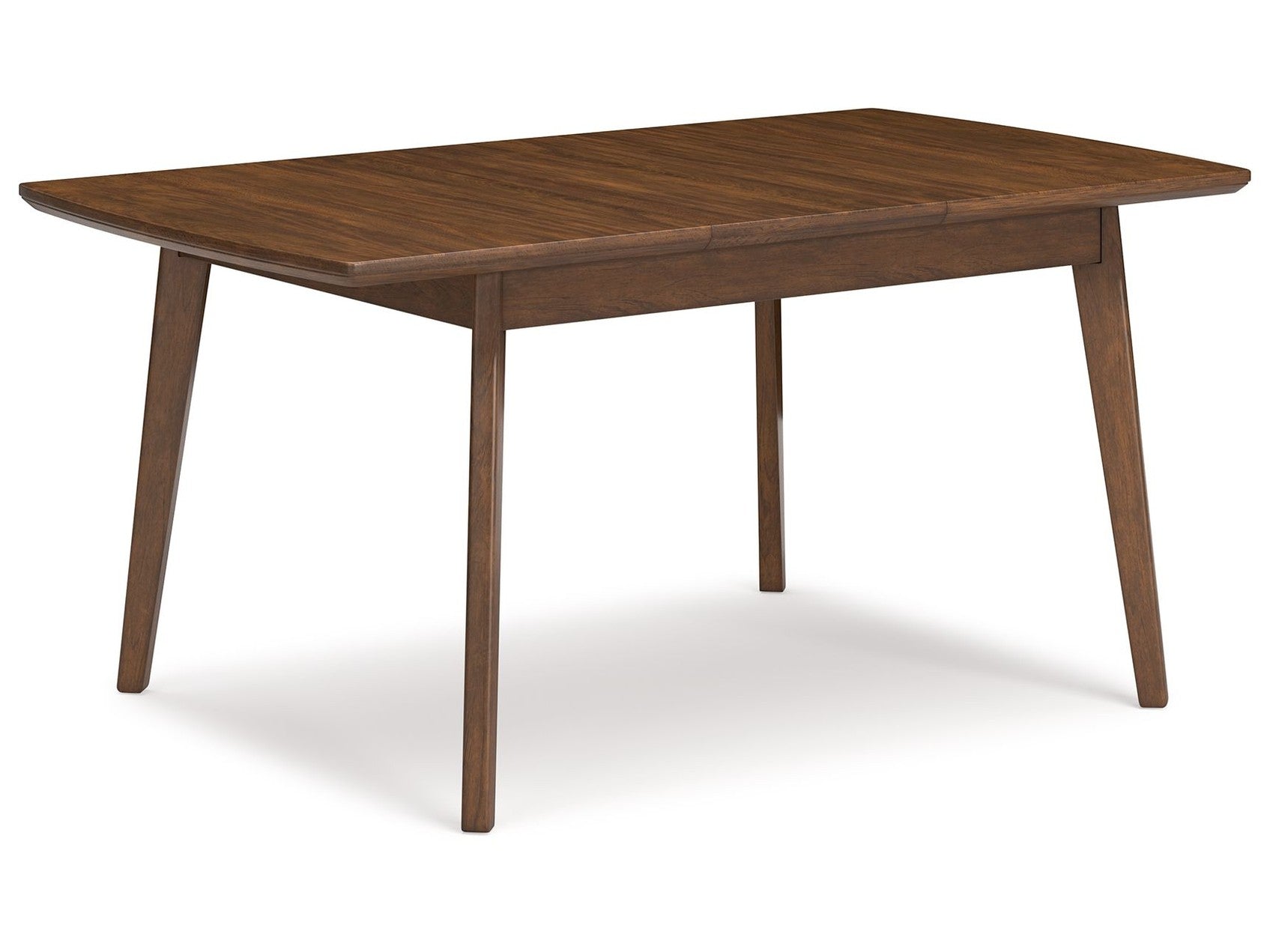 Lyncott - Rectangular Dining Room Butterfly Extension Table - Brown