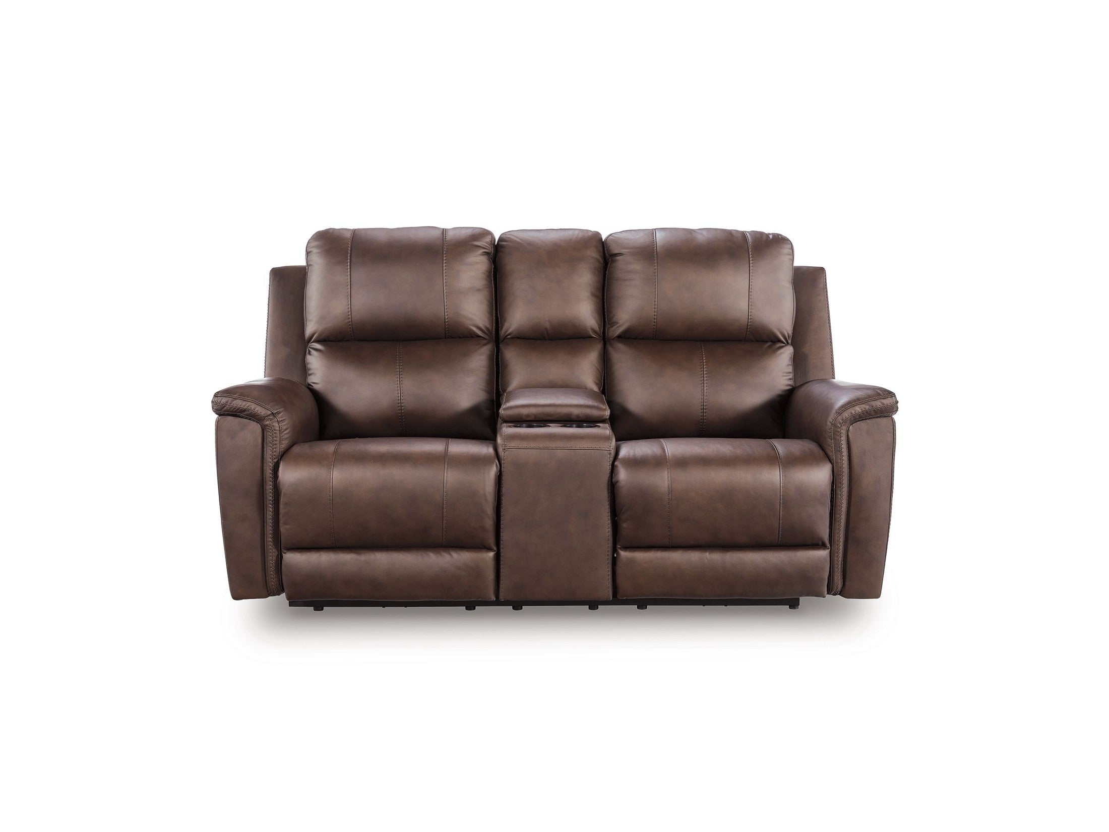 Bleckley - Power Reclining Loveseat With Console / Adjustable Headrest
