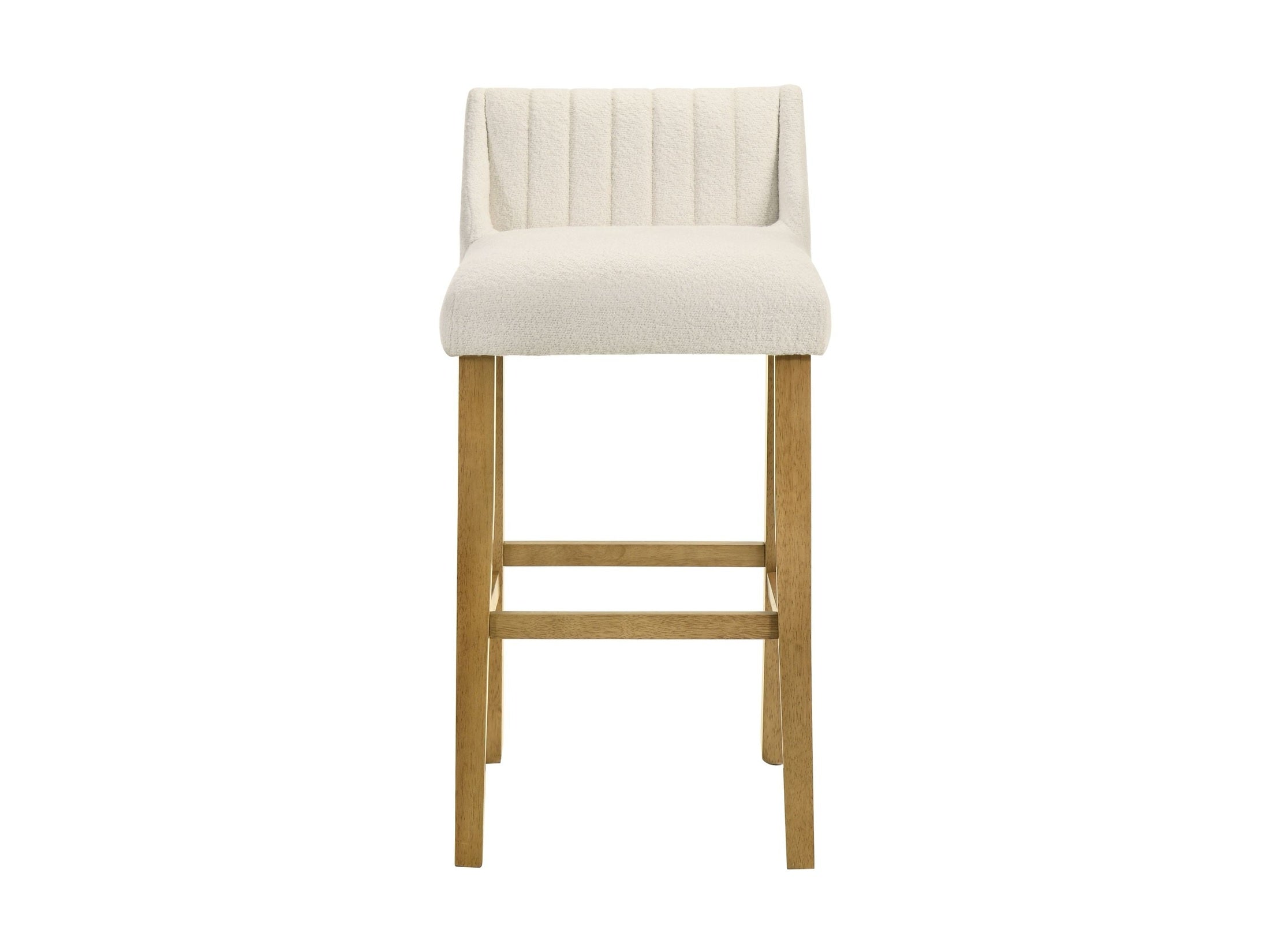Fauna - Modern Transitional Wood Bar Height Kitchen Bar Stool