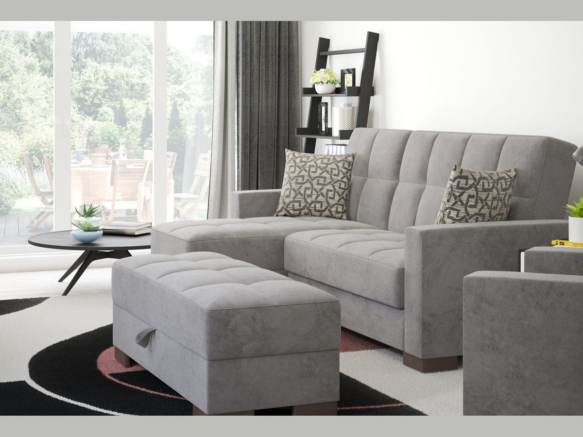 Ottomanson Armada - Upholstered Ottoman With Storage - Microfiber