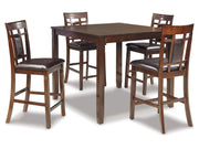 Bennox - DRM Counter Table Set (Set of 5) - Brown