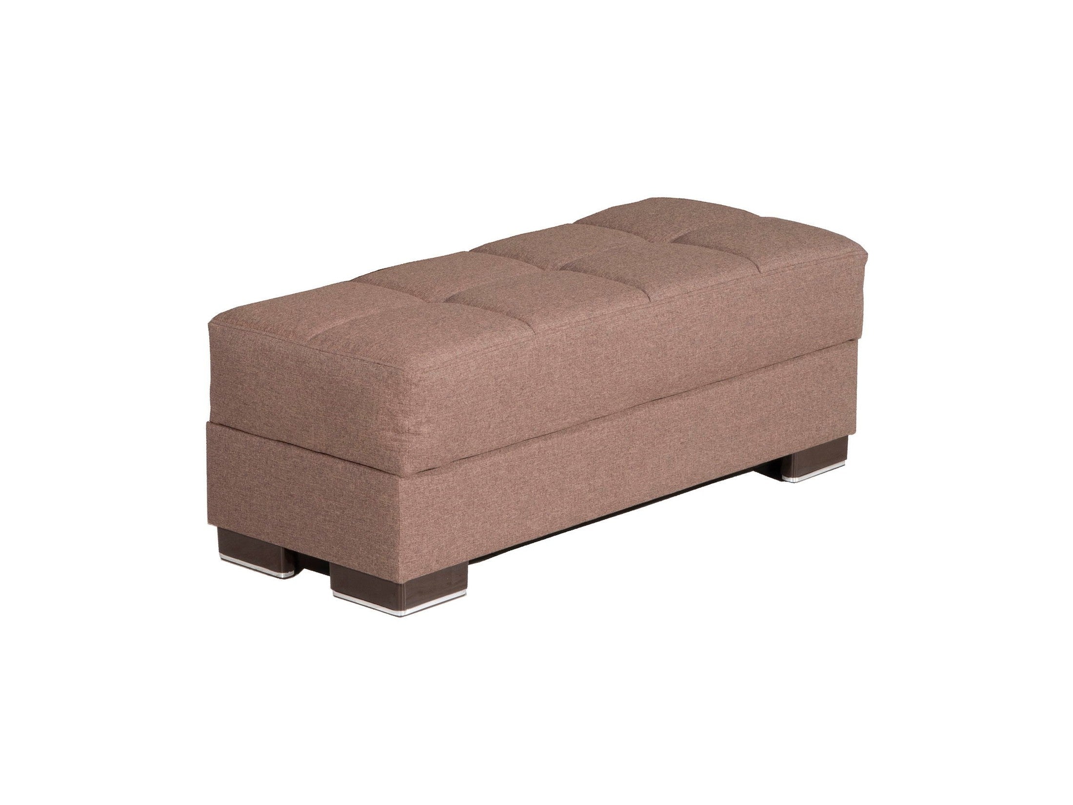 Ottomanson Armada - Upholstered Ottoman With Storage - Polyester
