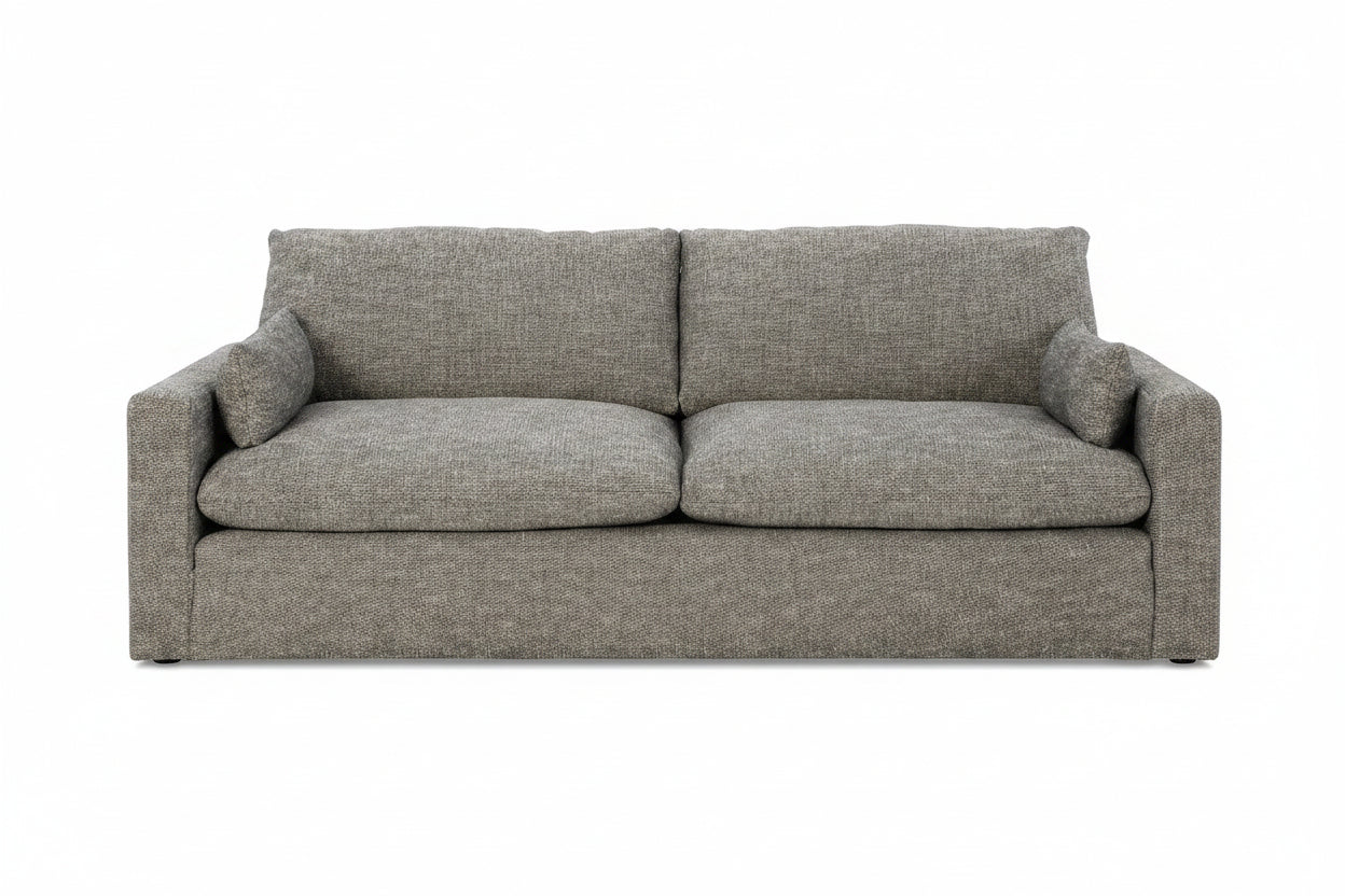Dramatic sofa on a white background.