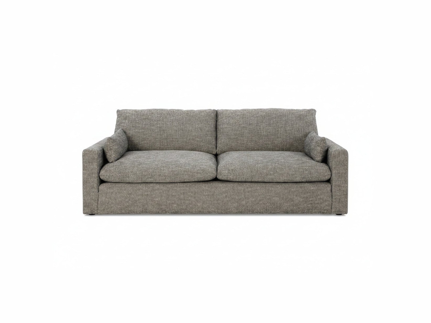 Dramatic sofa on a white background.