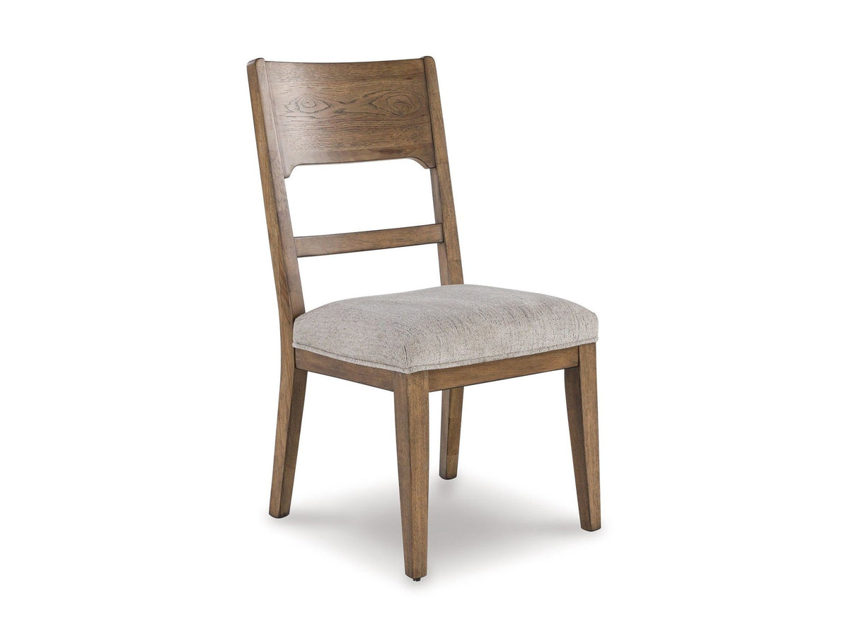 Cabalynn - Dining Uph Side Chair (Set of 2) - Oatmeal / Light Brown
