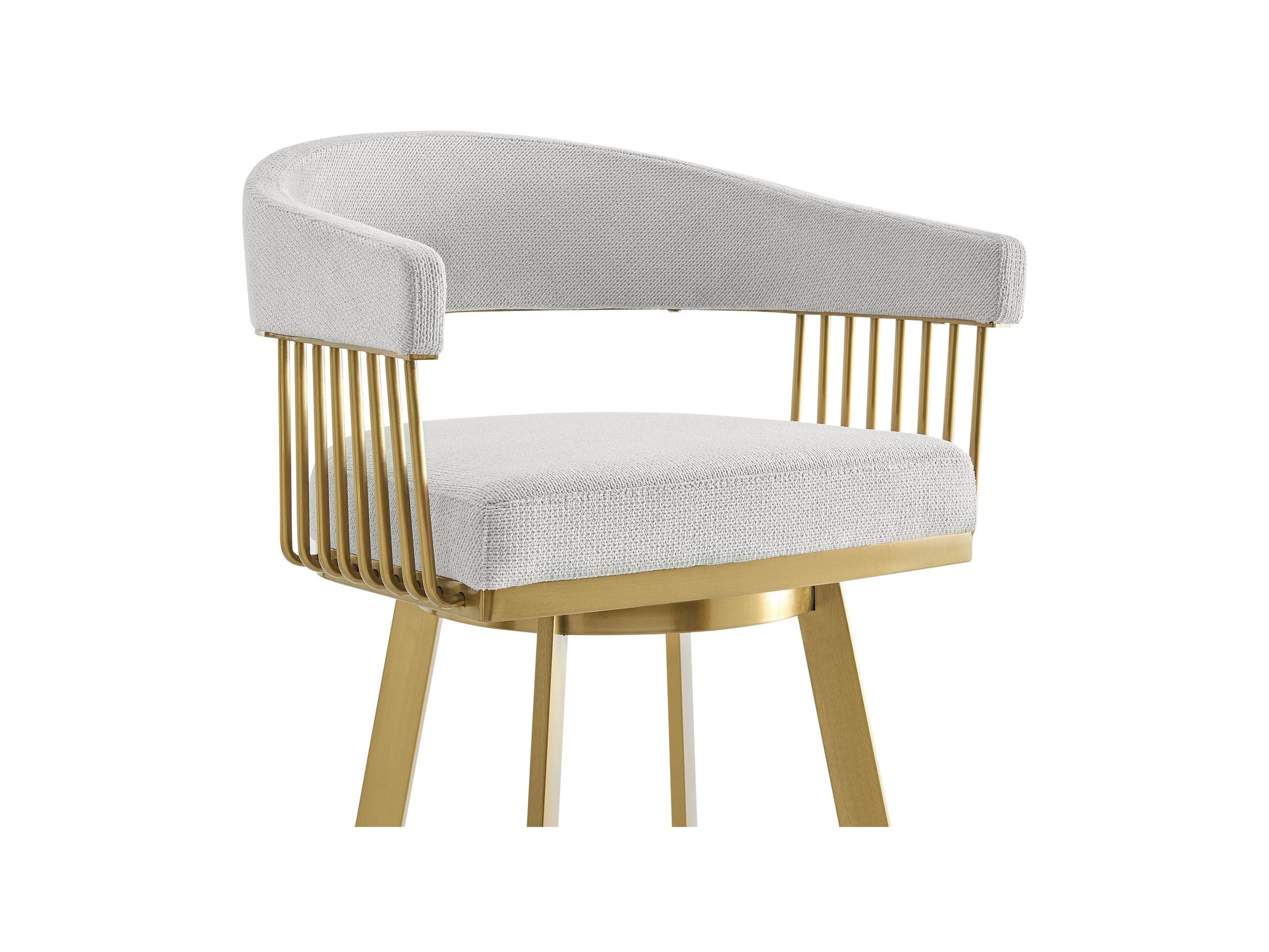 Chelsea - Swivel Fabric Stool