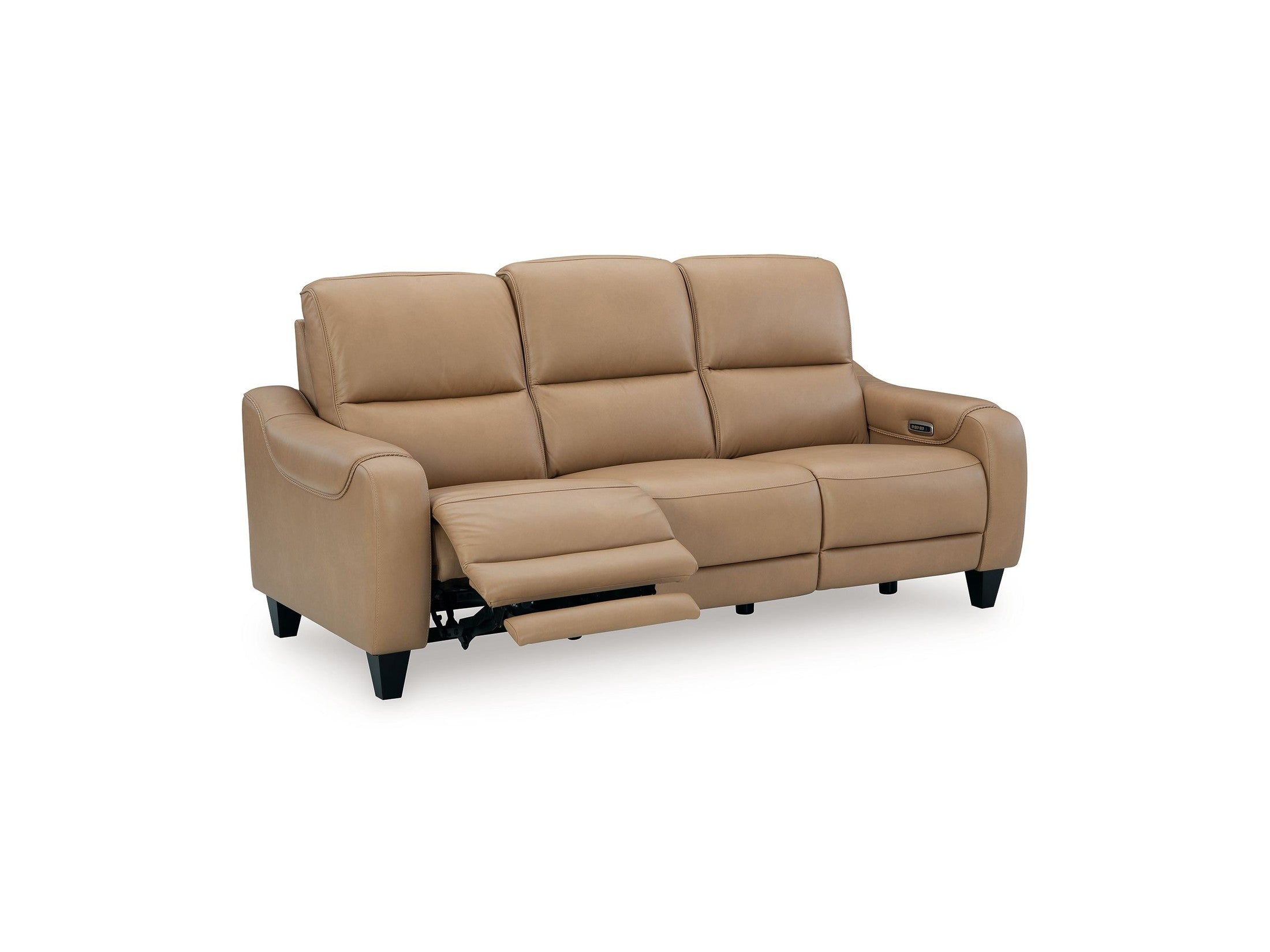 Mosswell - Power Reclining Sofa With Adj Headrest - Toffee