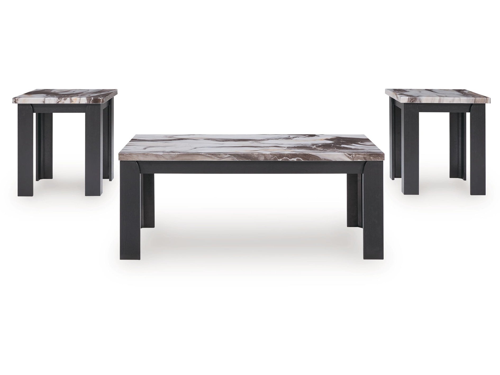 Jazmore - Occasional Table Set (Set of 3) - Dark Brown