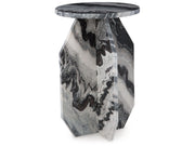 Wrenlane - Accent Table - Black / White / Taupe