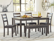 Bridson - RECT DRM Table Set (Set of 6) - Gray