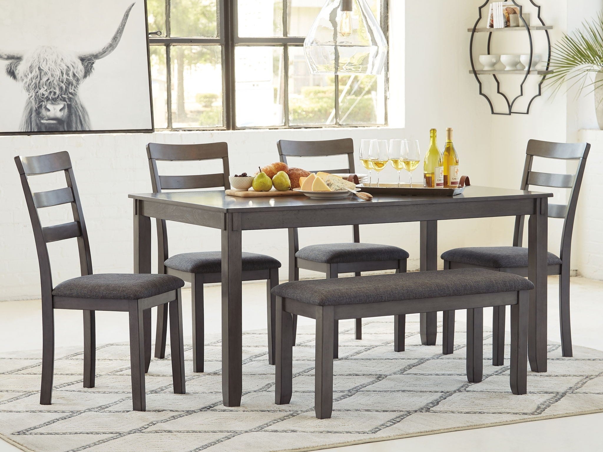 Bridson - RECT DRM Table Set (Set of 6) - Gray