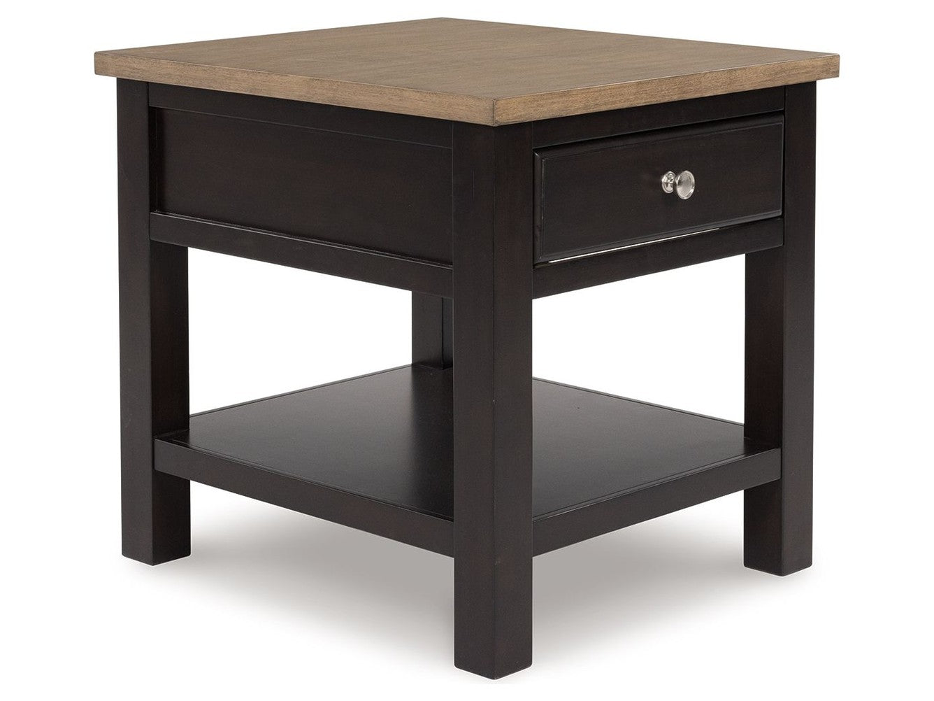 Drazmine - Rectangular End Table - Brown
